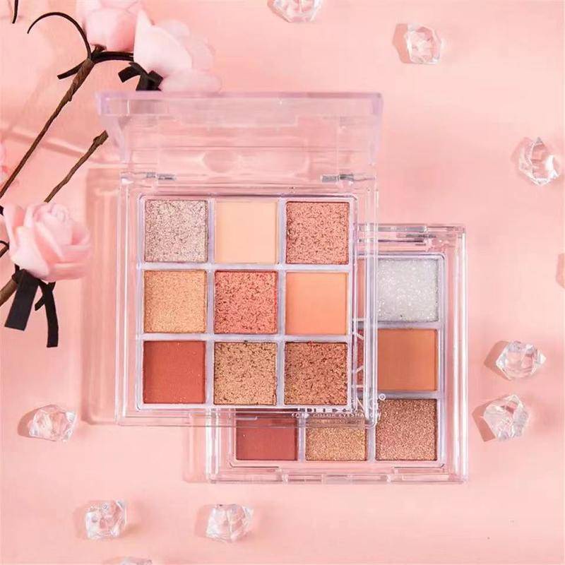 [Hàng mới về] Bảng Phấn Mắt Imagic 9 Màu Lì Và Màu Nhũ Ánh Kim Cương Tông Đất Nghỉ Mát Nhiệt Đới