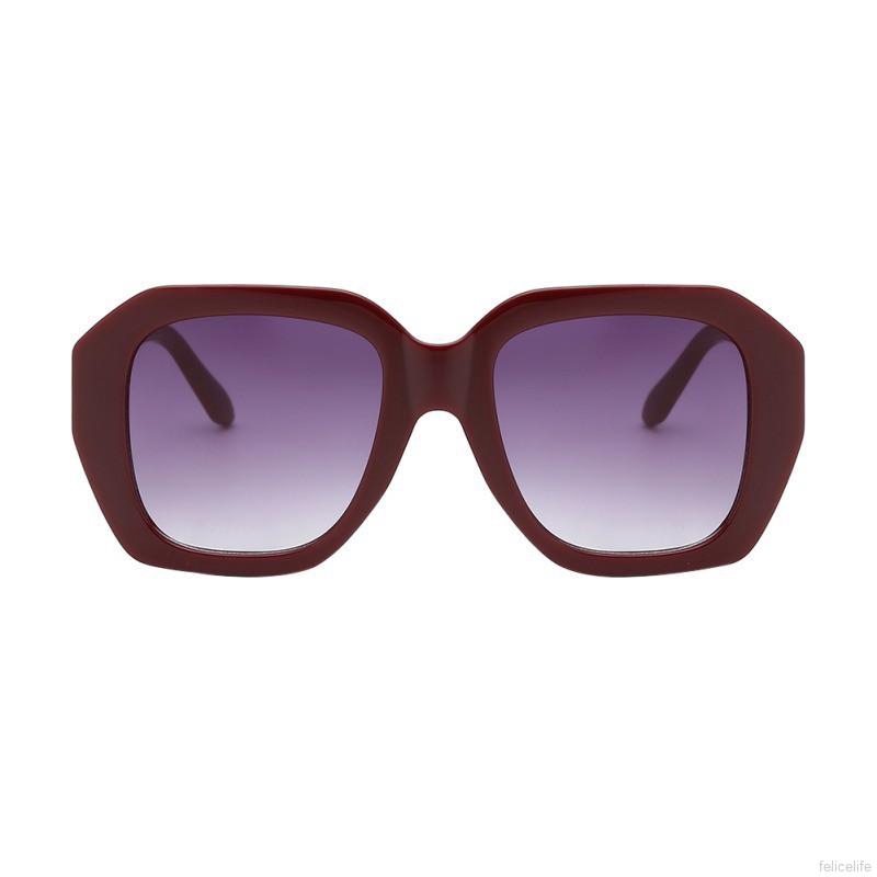 Kính mát gọng vuông lớn phong cách retro Âu Mỹ