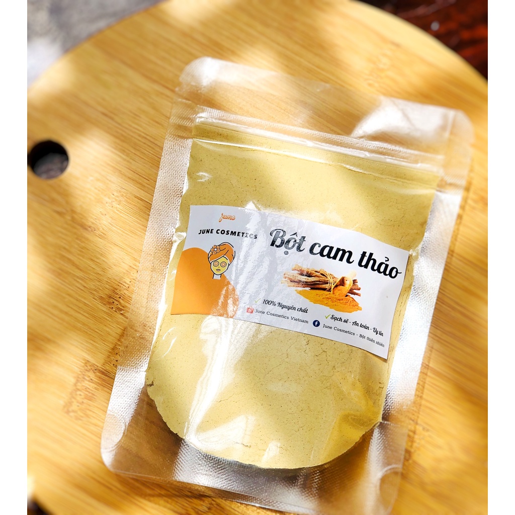 Bột cam thảo tắm trắng nguyên chất giảm mụn thâm body June Cosmetics | BigBuy360 - bigbuy360.vn