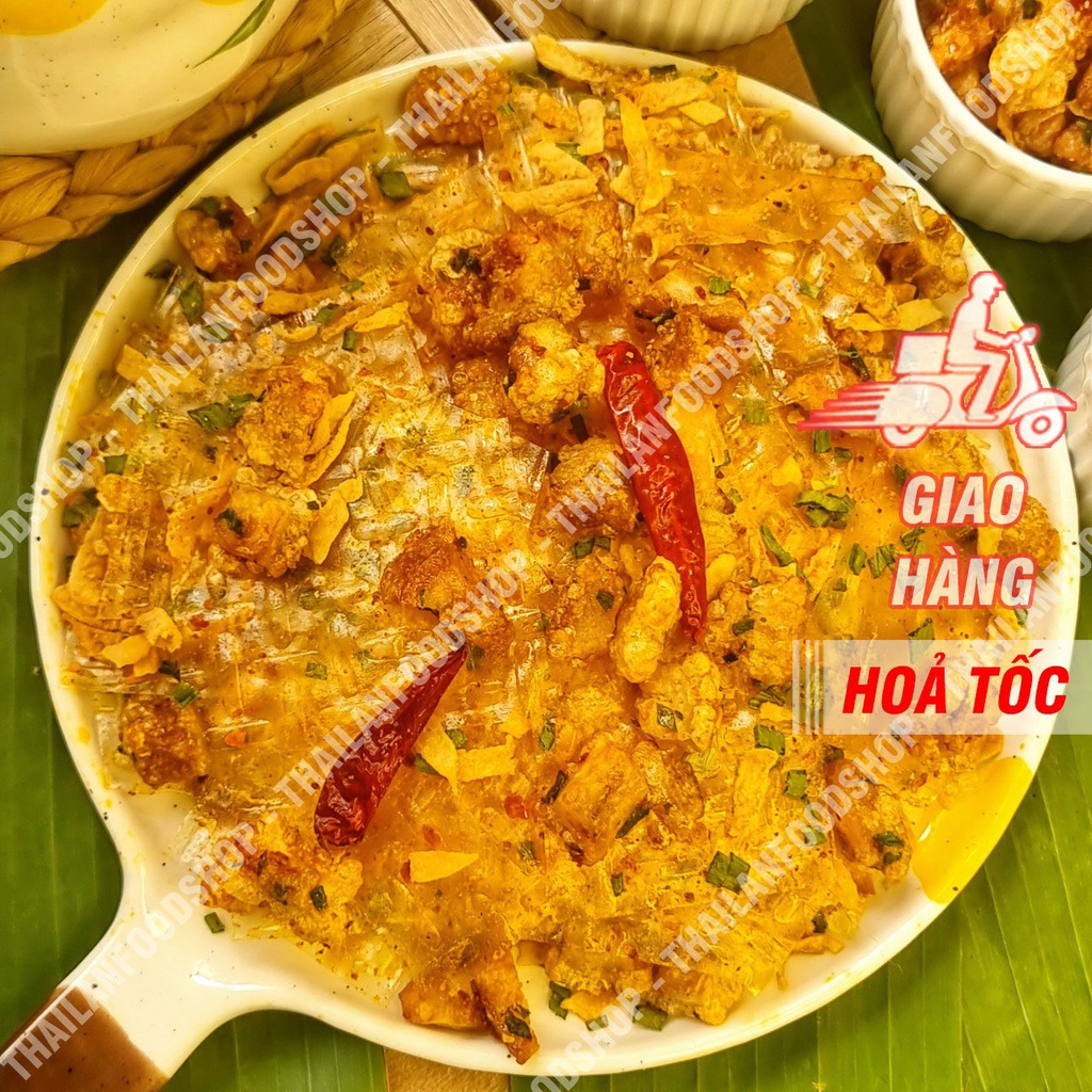 Bánh Tráng Sate Tóp Mỡ - Xâu 10 Gói
