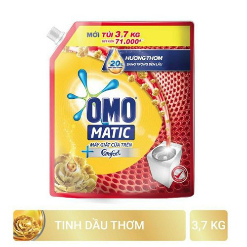 Nước giặt omo comfort 3.7L