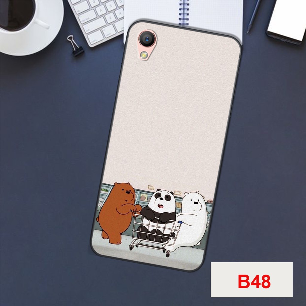 ỐP LƯNG OPPO A37/F1 PLUS IN HÌNH 3 CHÚ GẤU CỰC ĐÁNG YÊU