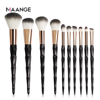 Bộ 10 Cọ Trang Điểm MAANGE Hình Kim Cương