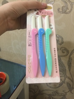 Bộ 3 lưỡi dao tỉa chân mày