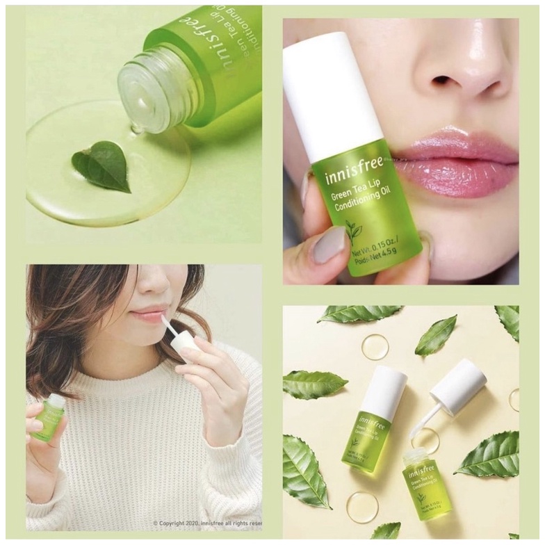 Dầu dưỡng ẩm môi Green tea Lip Oil