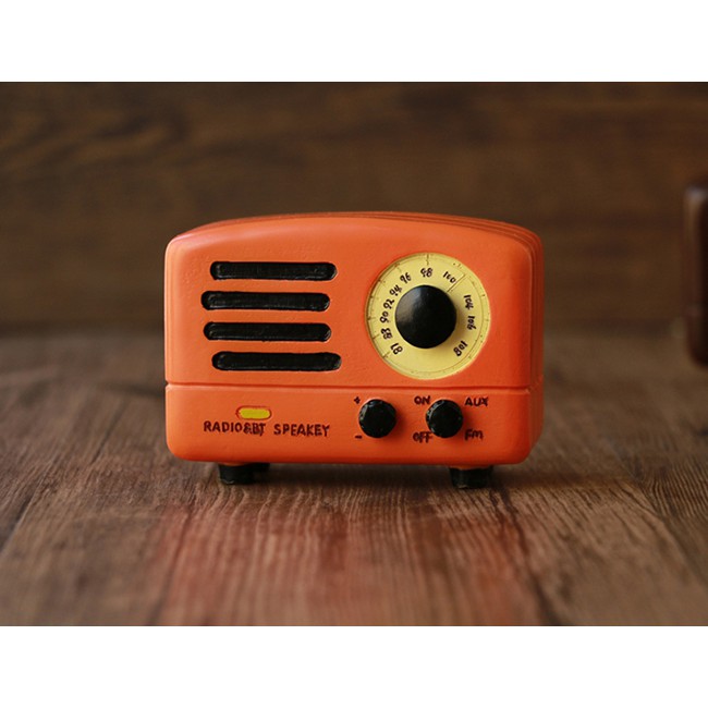 Hộp nhạc mô hình đài Radio phong cách retro cổ điển - Quà tặng lưu niệm, sinh nhật độc đáo