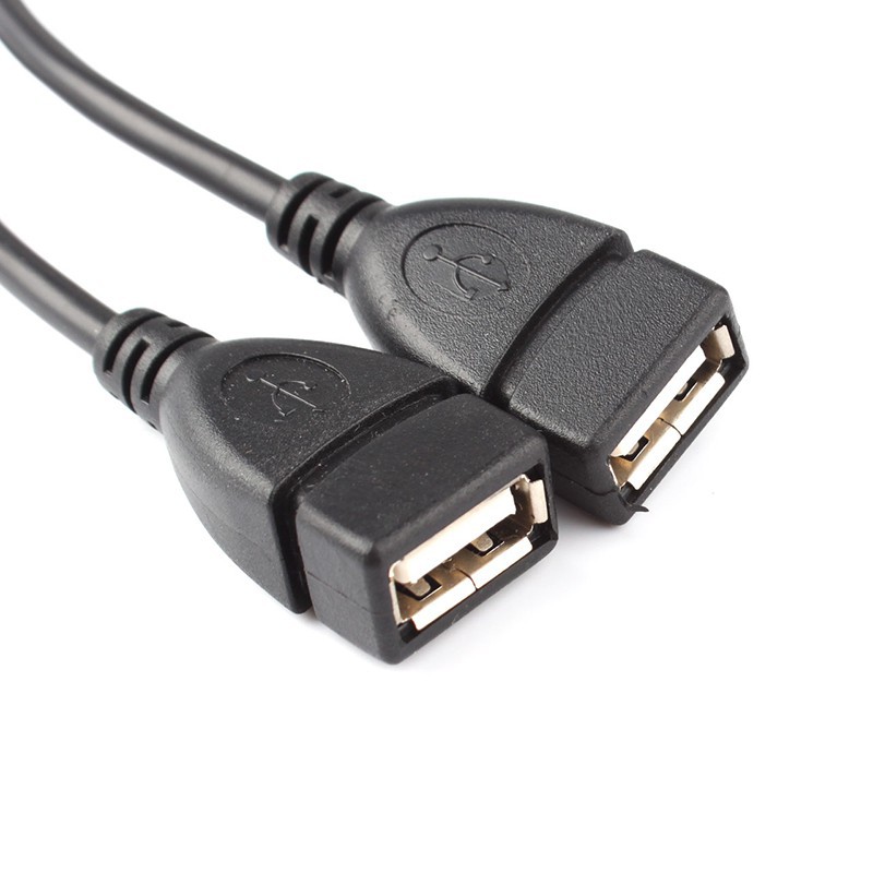 Dây cáp chuyển đổi 2 cổng cắm dây USB và một đầu USB