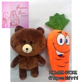 [BUÔN SỈ] CÀ RỐT NHỒI BÔNG - CARROT COTTON BIGSIZE 60CM - SCRUNCHIES LƯỚI HOA CÚC