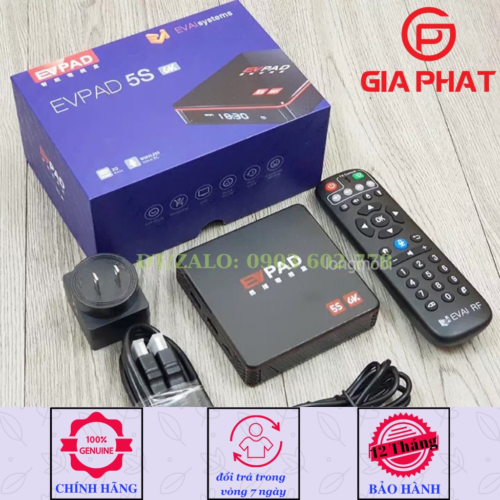 TIVI BOX EVPAD 5S 2021 XEM TRUYỀN HÌNH QUỐC TẾ NHẬT BẢN ,HÀN, TRUNG, ĐÀI LOAN MIỄN PHÍ(THẤP HƠN EVPAD 6S)