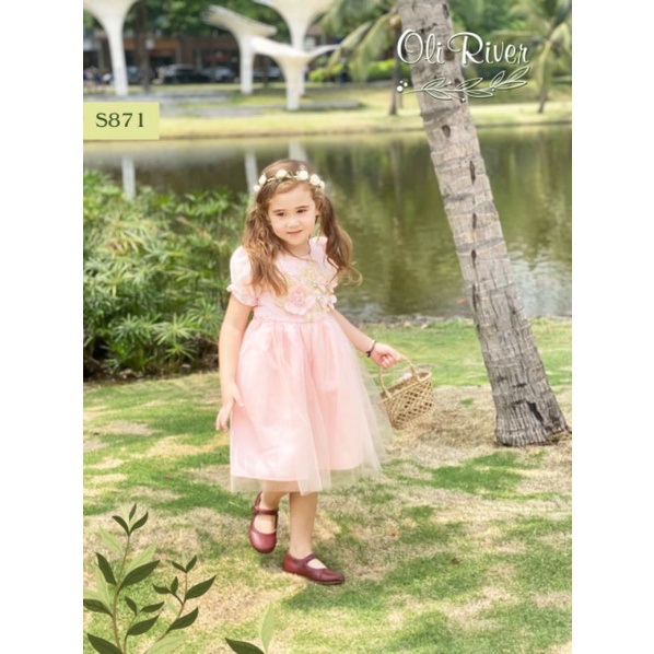 Váy đầm công chúa Oli River ngực đính hoa cực ngọt ngào