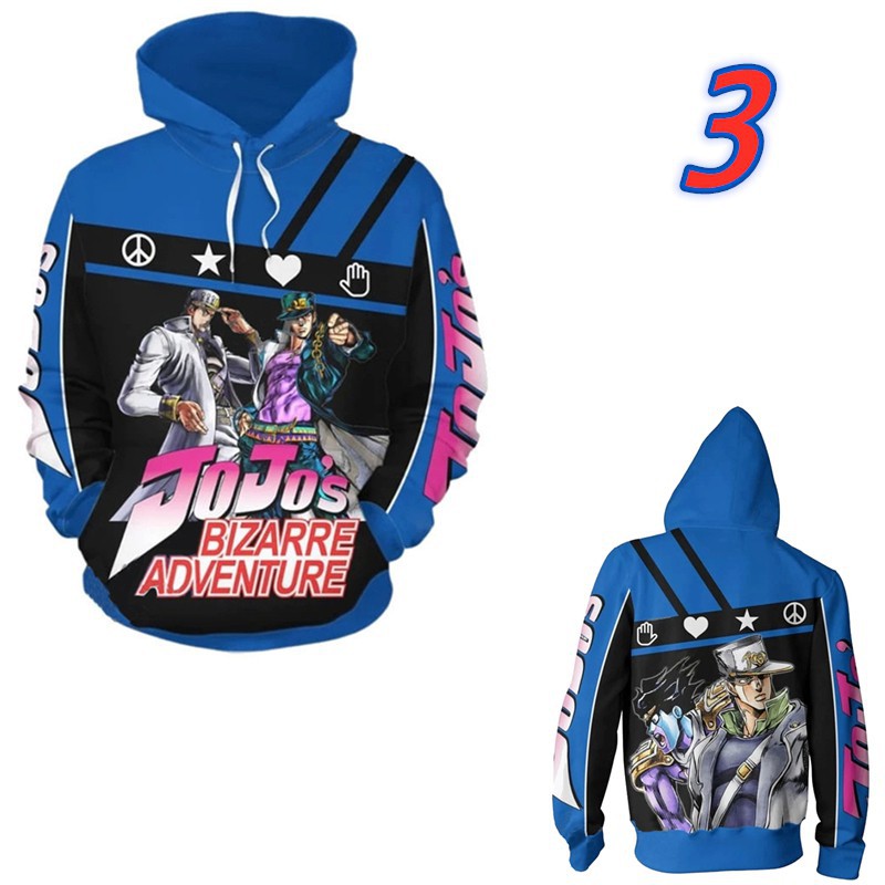 Áo Hoodie In Hình JoJo 's Bizarre Adventure 3d Thời Trang Cho Nam Nữ | BigBuy360 - bigbuy360.vn