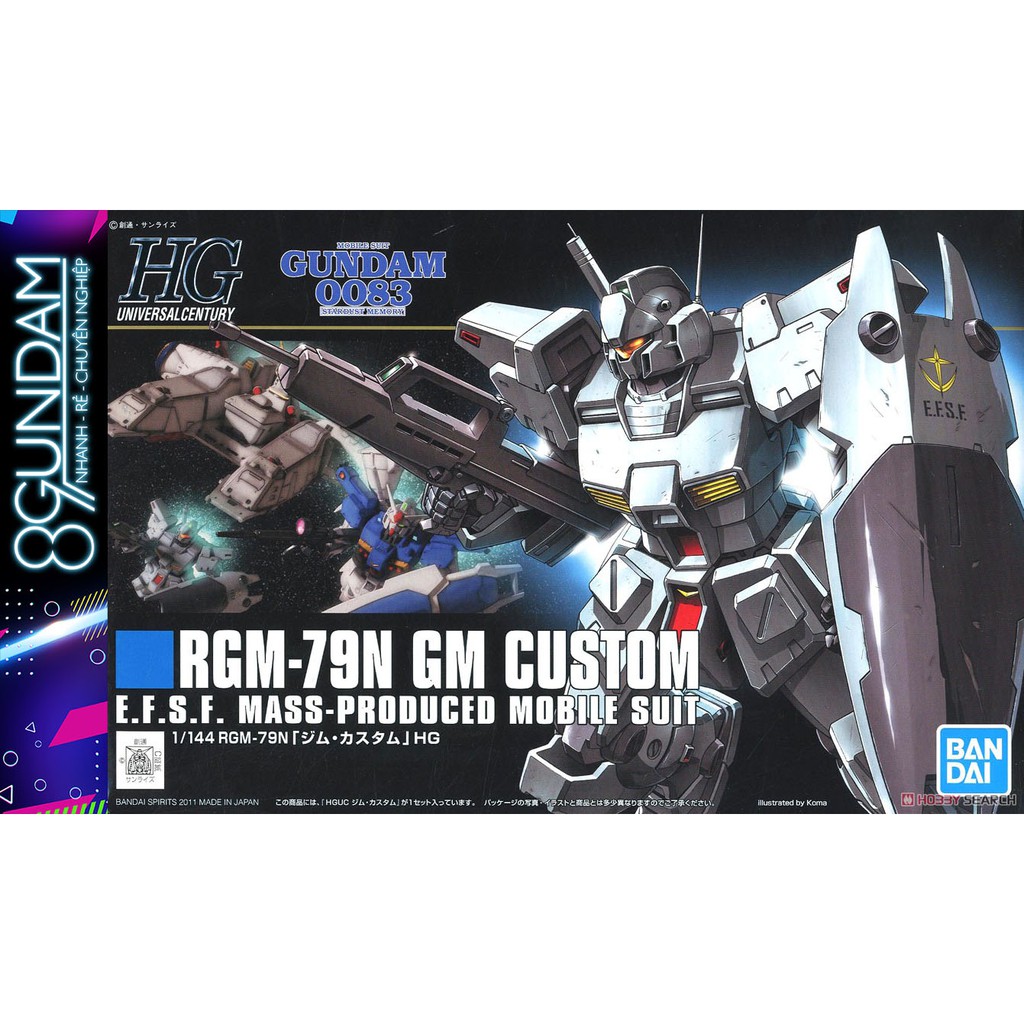 Mô Hình Lắp Ráp HG UC GM Custom