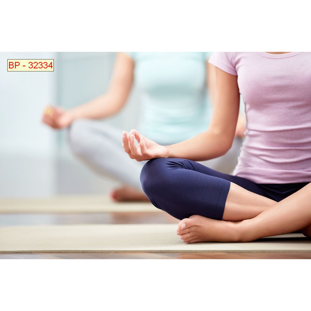 Tranh lụa 3d trang trí chủ đề Yoga Thước 1,5m x 2m YOGA 6