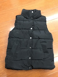 Sẵn-oder áo khoác phao gile size M xám