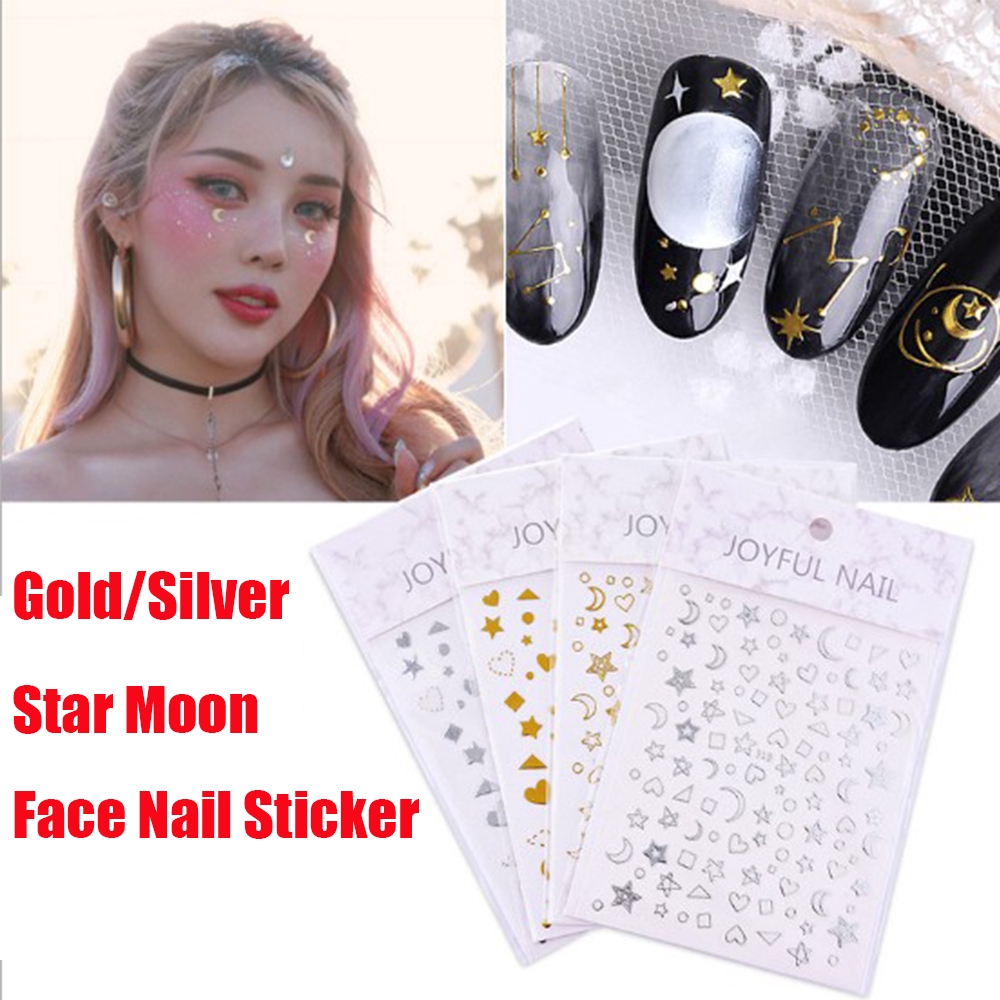 Nhãn dán móng họa tiết xinh xắn dễ thương