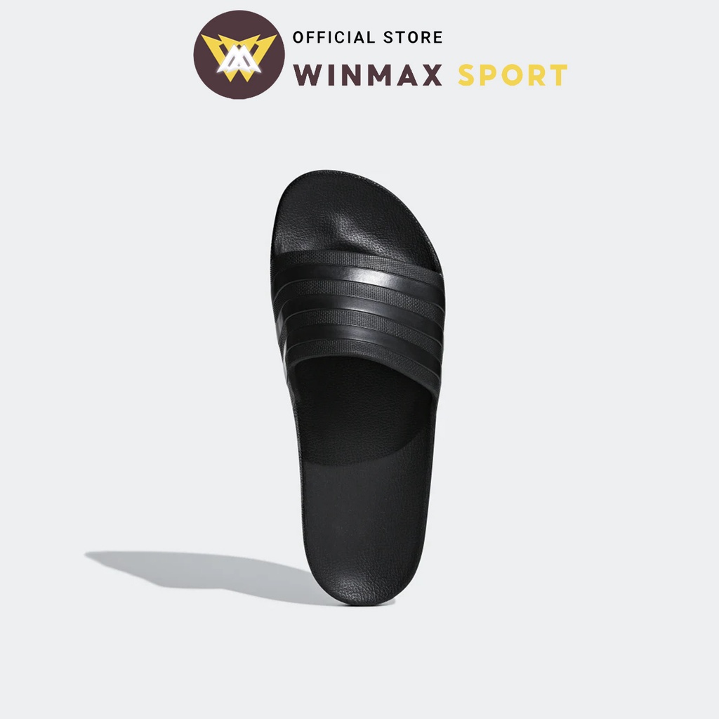 Dép Đúc Quai Ngang ADILETTE AQUA DAS, Phối Màu Đen Line Đen Chất Liệu E.V.A, Thời Trang Thể Thao WinMax Sport