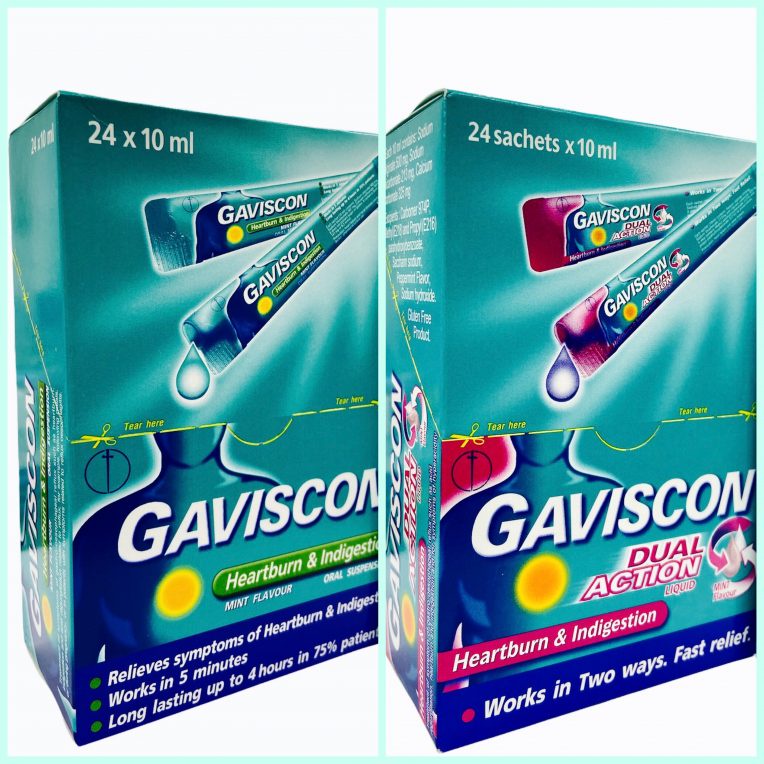 Hỗn dịch dạ dày GAVISCON - Hộp 24 gói