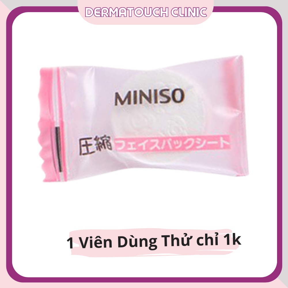 Mặt nạ giấy nén Miniso Nhật Bản