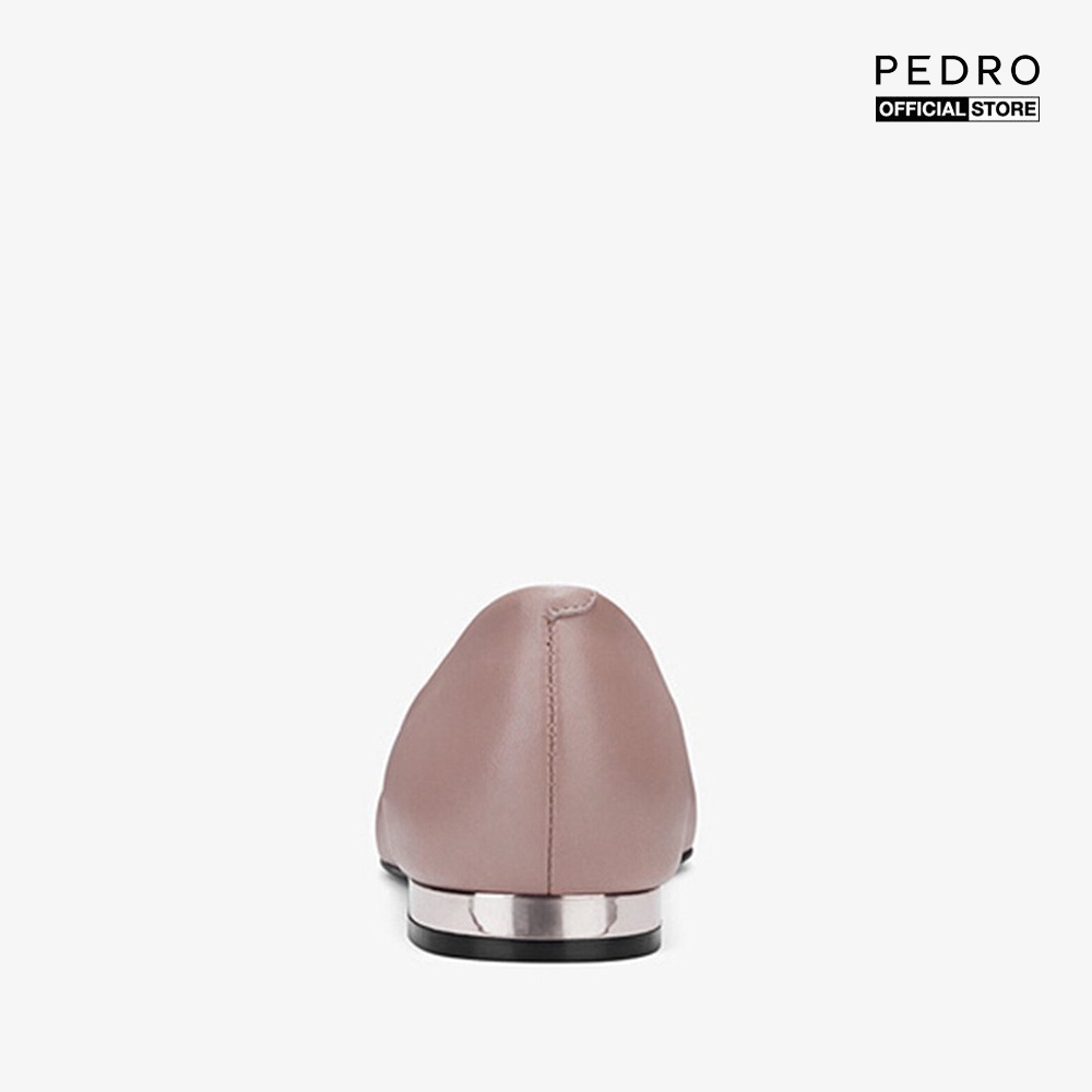 PEDRO - Giày đế bệt nữ mũi nhọn Leather Pointed Cap Toe PW1-66300028-1-14