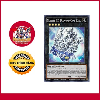  [Thẻ Bài Yugioh Chính Hãng] Number 52: Diamond Crab King