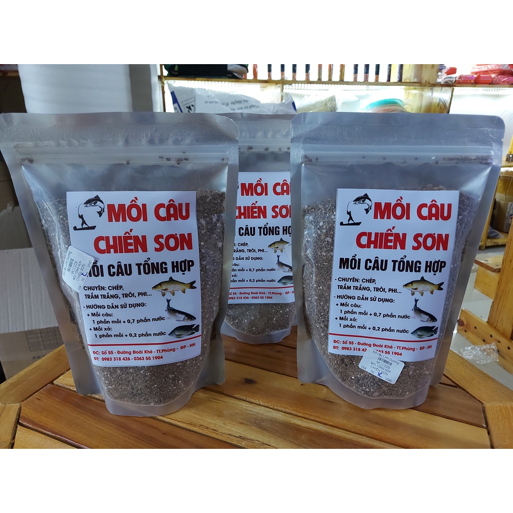 Mồi câu Chiến Sơn - Chuyên hồ dịch vụ câu cá chép, trắm trôi, rô phi