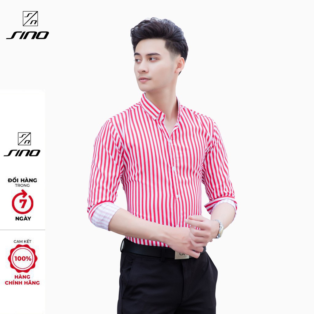 Áo Sơ Mi Nam FLASHBACKS Dài Tay - Kẻ Sọc Dài Tay Cao Cấp - Phong Cách Thời Trang Công Sở Đẹp - AD00008