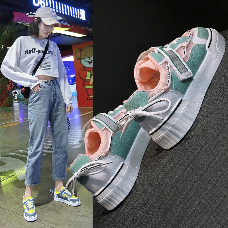 Giày Thể Thao Nữ [FREESHIP] Giày nữ đế bằng xinh xắn phong cách hàn quốc năng động -  Giảm ngay 20k - D1 | BigBuy360 - bigbuy360.vn