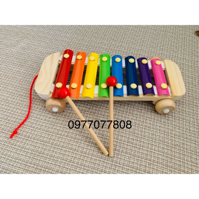 [ RẺ VÔ ĐỊCH] ĐÀN kéo Xylophone 8 thanh hàng đẹp ( ảnh thật)