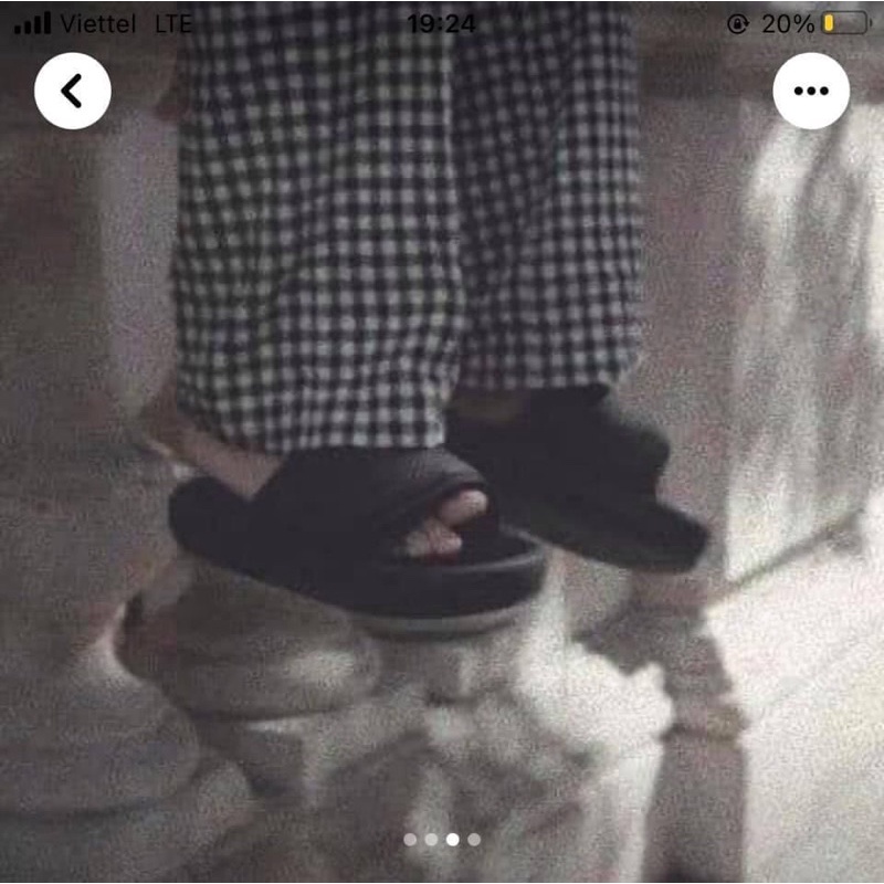 Dép bánh mì, quai ngang cheap moment với Tae