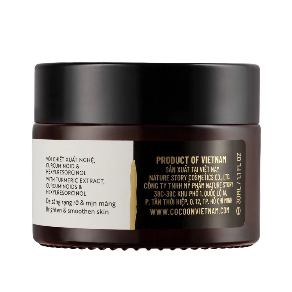 Thạch Nghệ Hưng Yên Cocoon Sáng Da Turmeric Gel Cream 30ml - Khongcoson