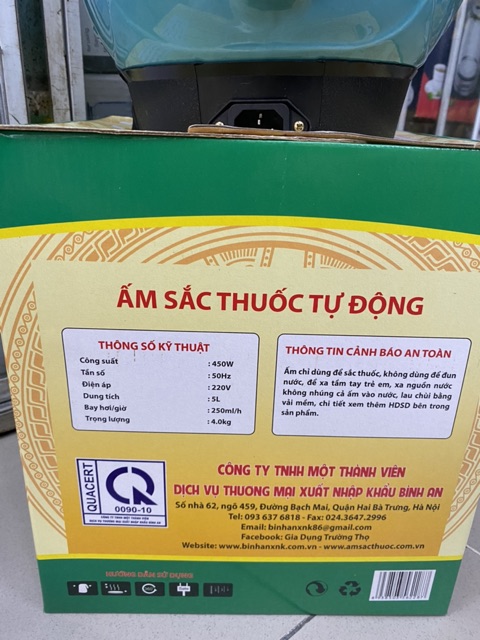 Siêu sắc thuốc trường thọ 5 lít siêu to