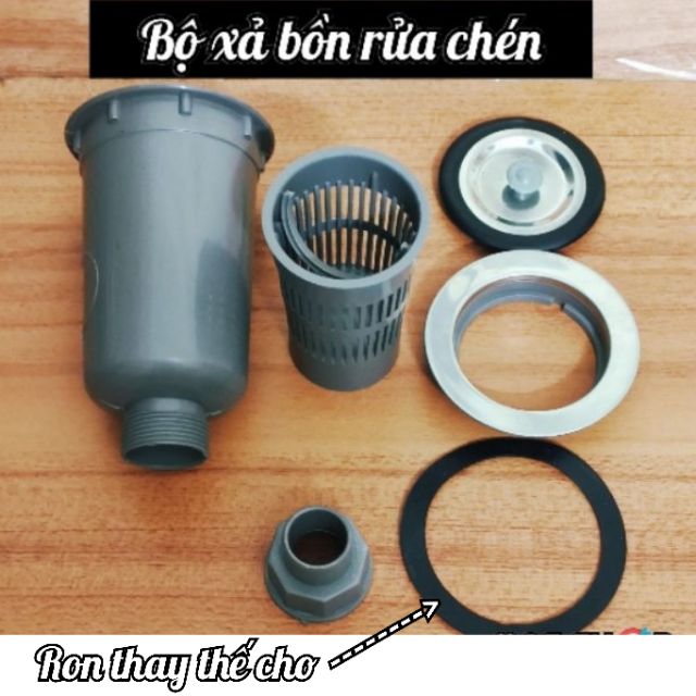 Ron (gioang) cao su thay thế chậu bồn rửa chén (∅80 x bản rộng 8mm x dày 2mm)