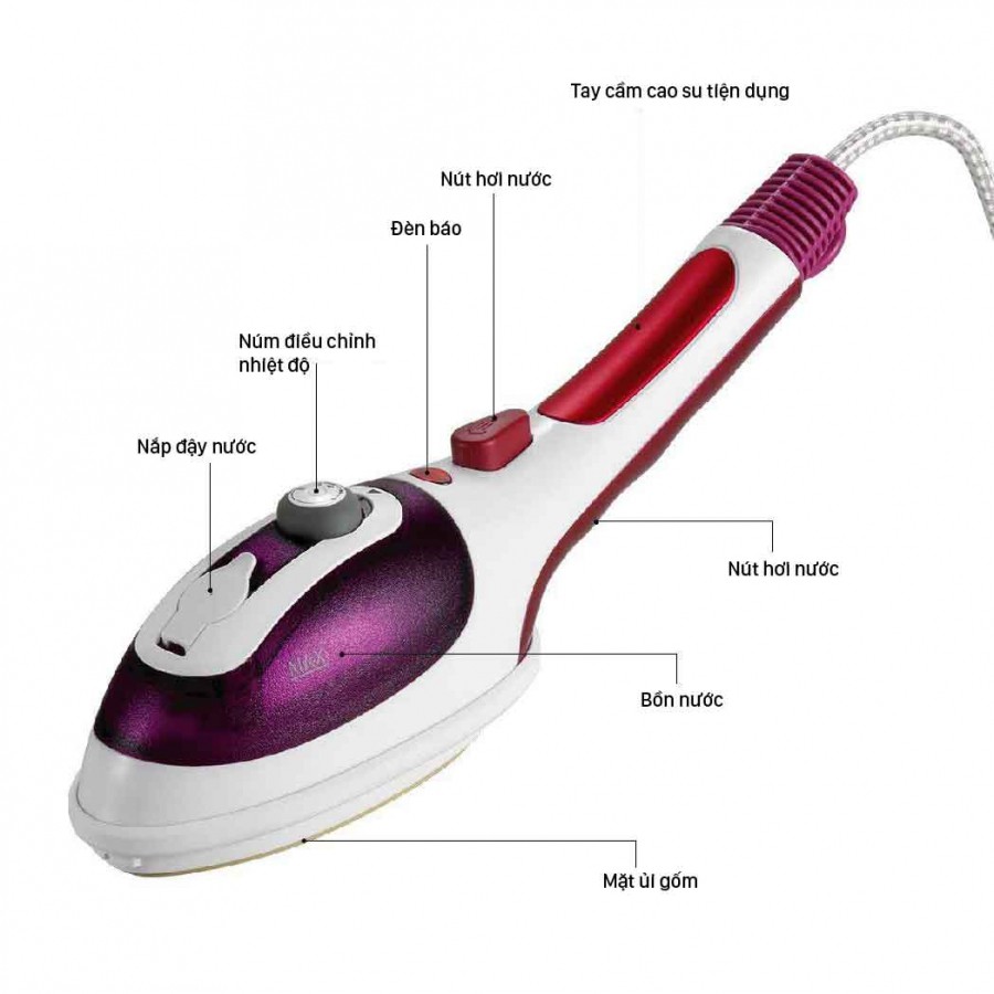 💖CHÍNH HÃNG💖 Máy Ủi, Bàn Ủi Hơi Nước SteamBrush Chính Hãng Ủi Đứng Hoặc Ủi Bàn