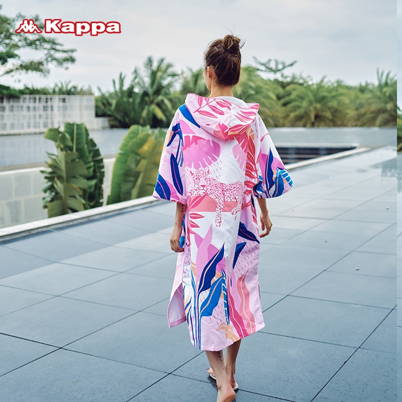 Kappa Áo Choàng Đi Biển Lướt Sóng Trọng Lượng Nhẹ Nhanh Khô Cho Nam Nữ