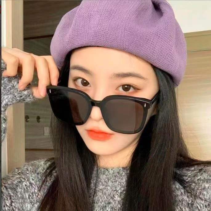 Kính Mát Gọng Vuông Chống Tia UV400 Hàn Quốc,Mắt Kính Thời Trang Nam Nữ Form Unisex Phong Cách Ulzzang Bảo Vệ Mắt