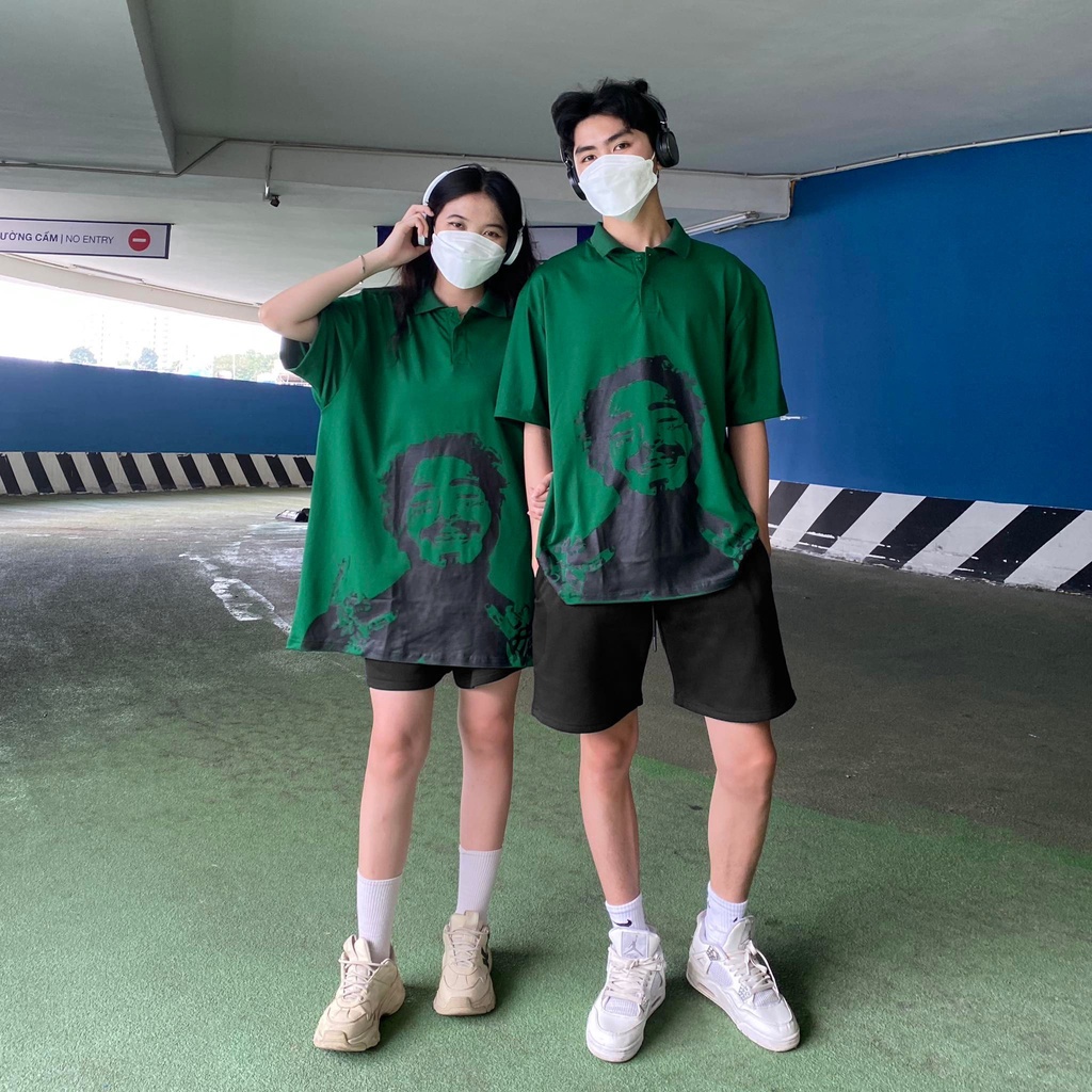 ÁO THUN FF FORM RỘNG POLO ROCK N ROLL, VẢI THUN 2 CHIỀU COTTON 250GSM