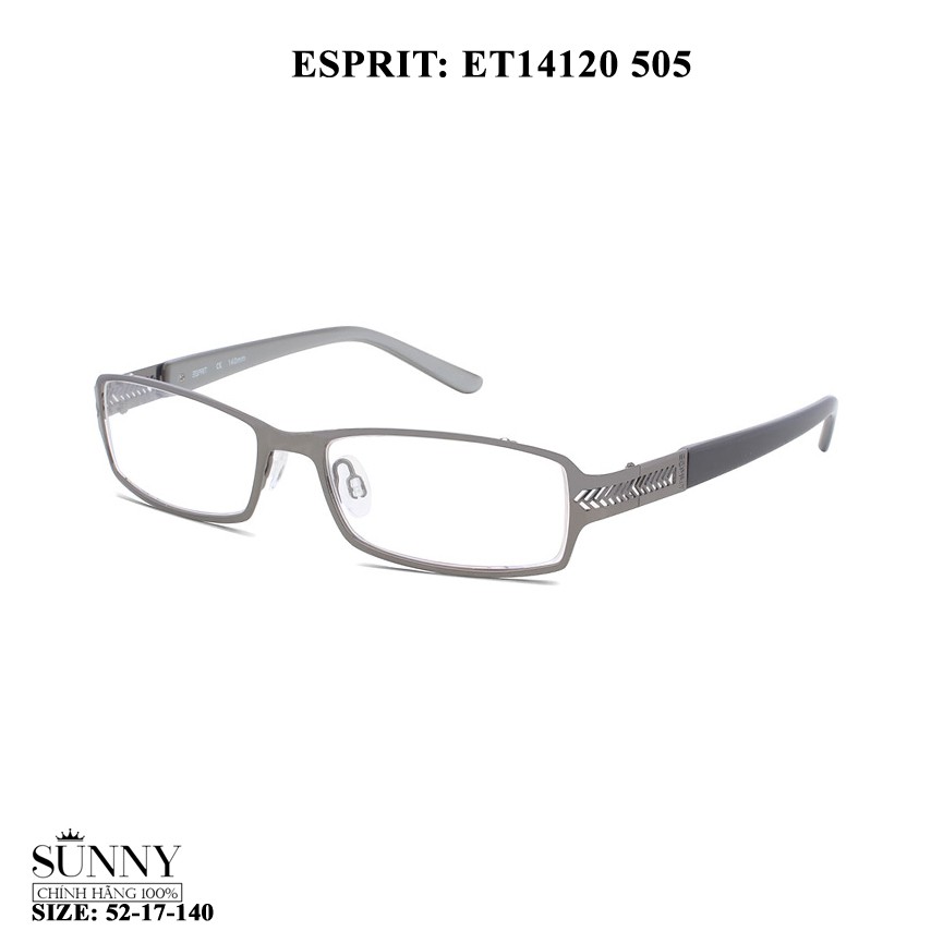 Gọng kính Esprit (chỉ giao kèm tròng mẫu) ET14120 505 - sp chính hãng Italia, dc bảo hành trên toàn quốc