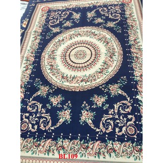 Thảm trải sàn Sofa trang trí phòng khách Bali in 3D Nhung nỉ lì cao cấp BL12-Kẻ Dạ