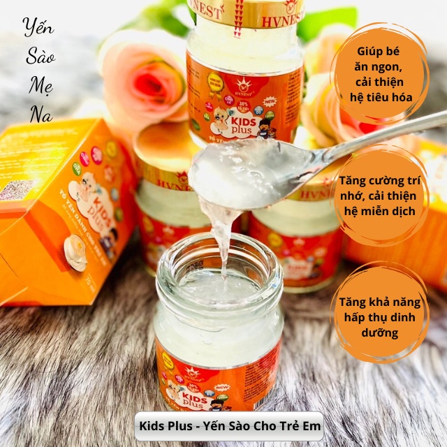 Yến Sào Khánh Hòa Cho Bé Ăn Ngon (1 Hũ) 70ml 30% Tổ Yến Không Chất Bảo Quản