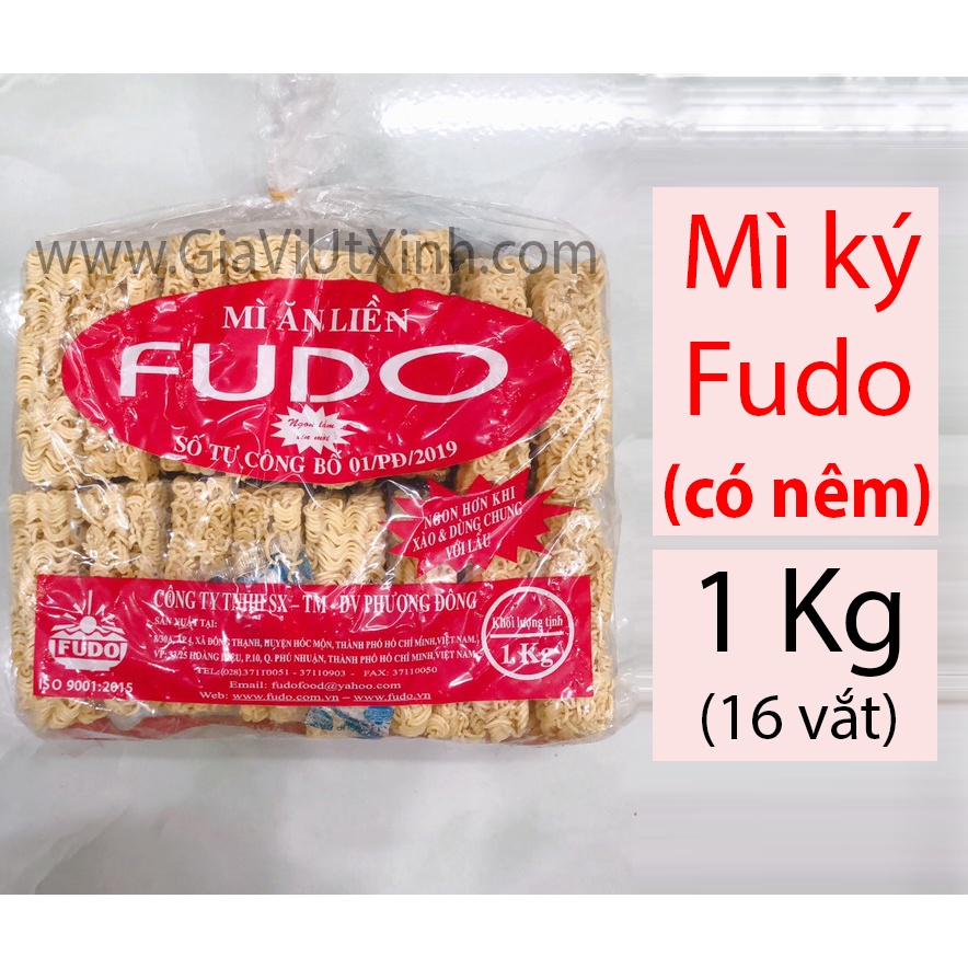 MÌ KÝ FUDO CÓ NÊM 1KG - FUDO INSTANT NOODLES