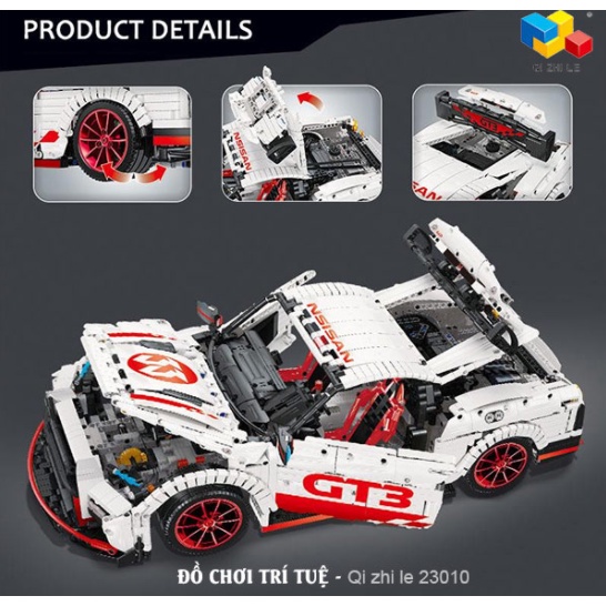 Lego lắp ghép ô tô- đồ chơi mô hình Siêu xe GT điều khiển từ xa-Hàng cao cấp. Bảo hành 12 tháng toàn quốc