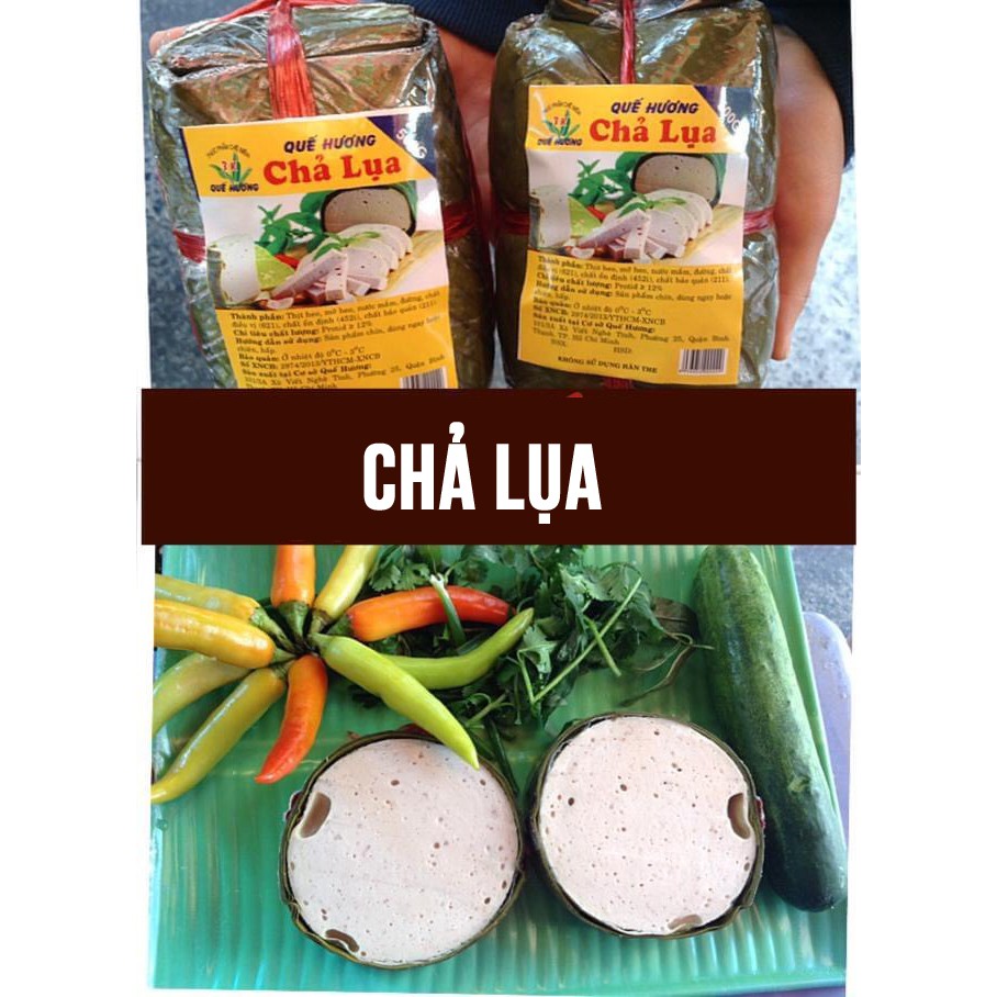 Chả Lụa / Chả Chiên / Chả Quế / Giò Thủ - 500gr Quế Hương loại ngon không hàn the | BigBuy360 - bigbuy360.vn
