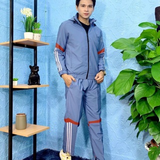 Bộ gió thể thao nam chống nước tốt, mẫu mã trẻ trung