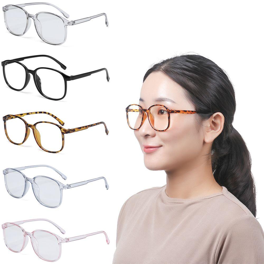 ESPO Mắt Kính Gọng Tròn Bằng Nhựa Resin Siêu Nhẹ Thời Trang