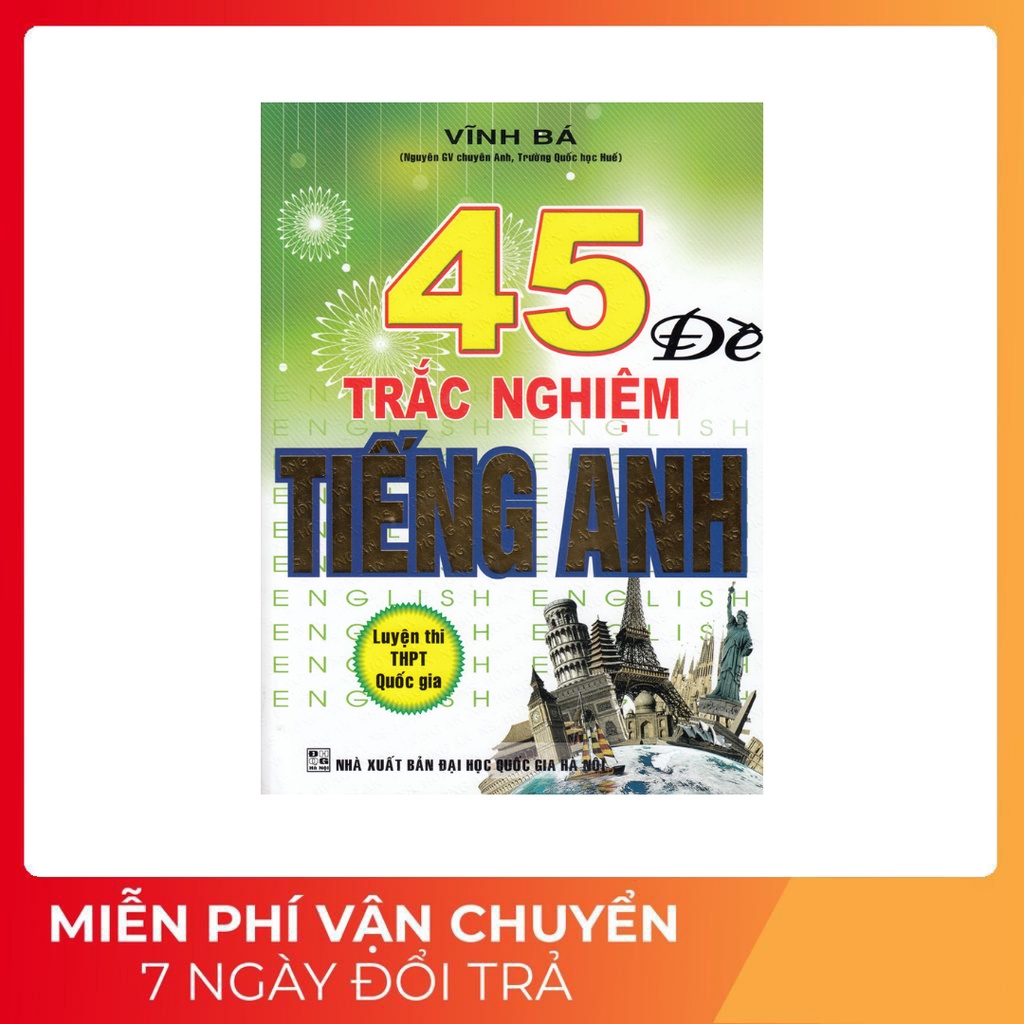 Sách - 45 đề trắc nghiệm tiếng anh