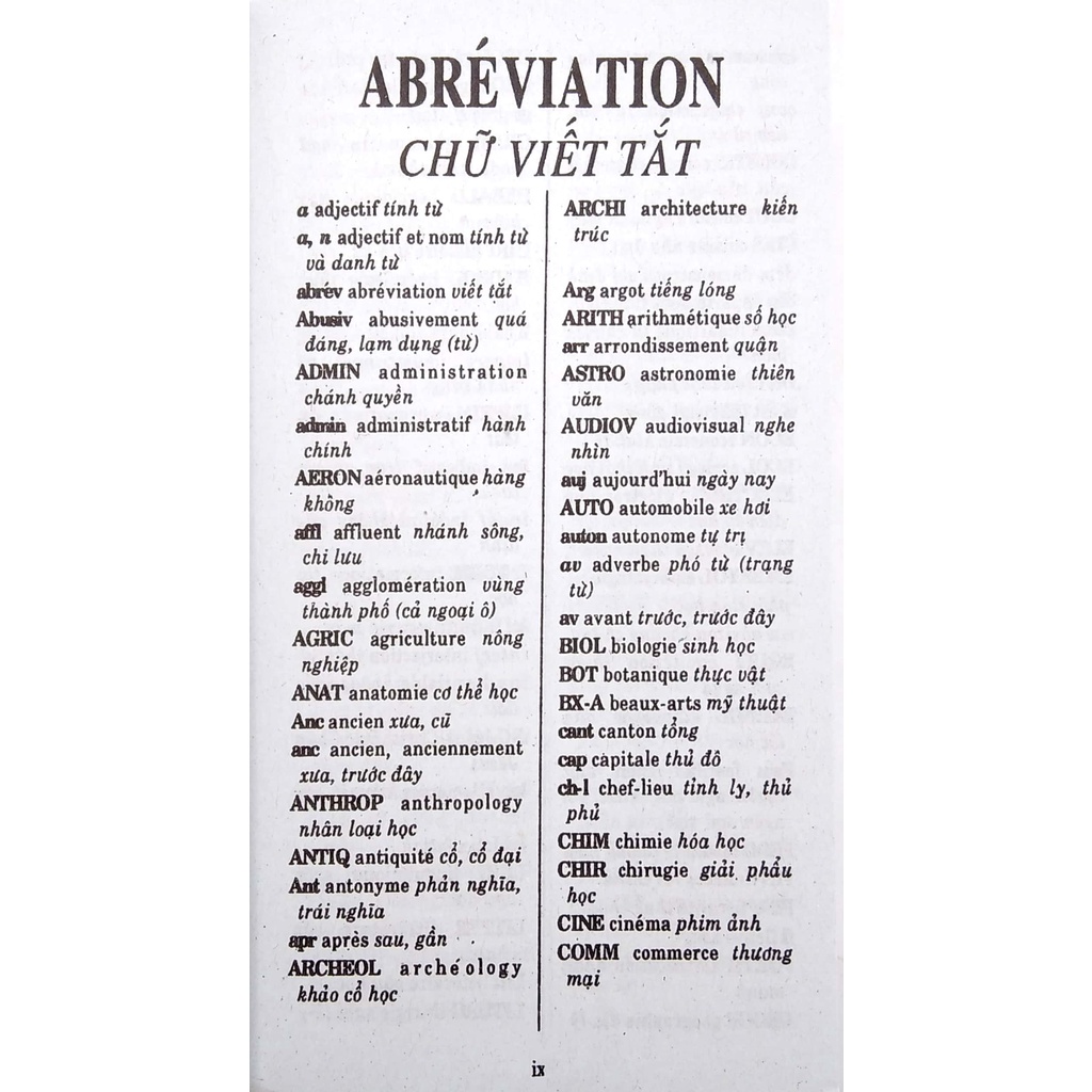 Sách Từ Điển Pháp - Việt