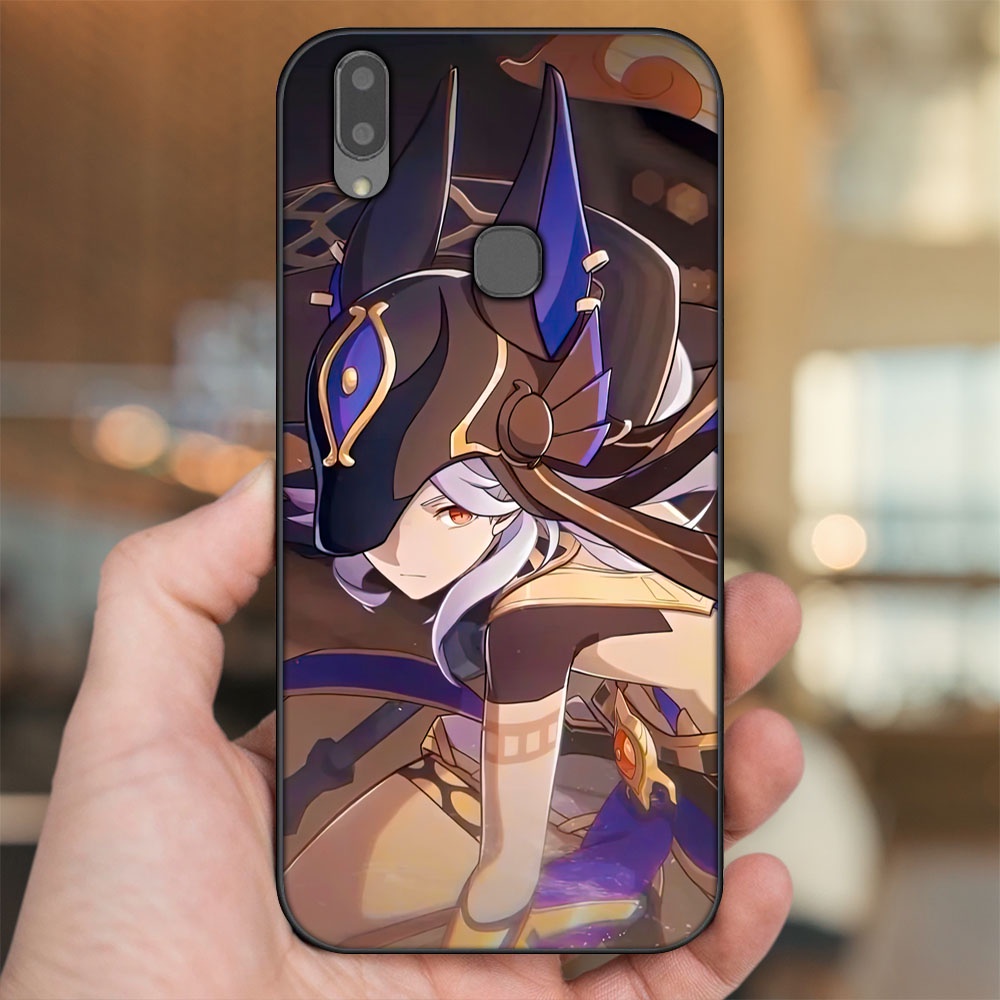 Ốp lưng Vivo V9, Y85, V11i viền đen in hình Cyno Genshin Impact