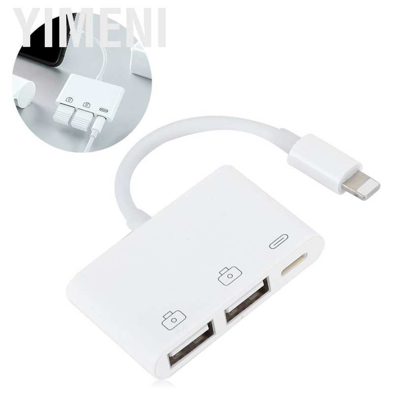 Đế Chuyển Đổi Thẻ Nhớ 3 Trong 1 Otg Usb Hub Cho Máy Ảnh / Đàn Piano / Chuột / Máy Tính / Điện Thoại Ios