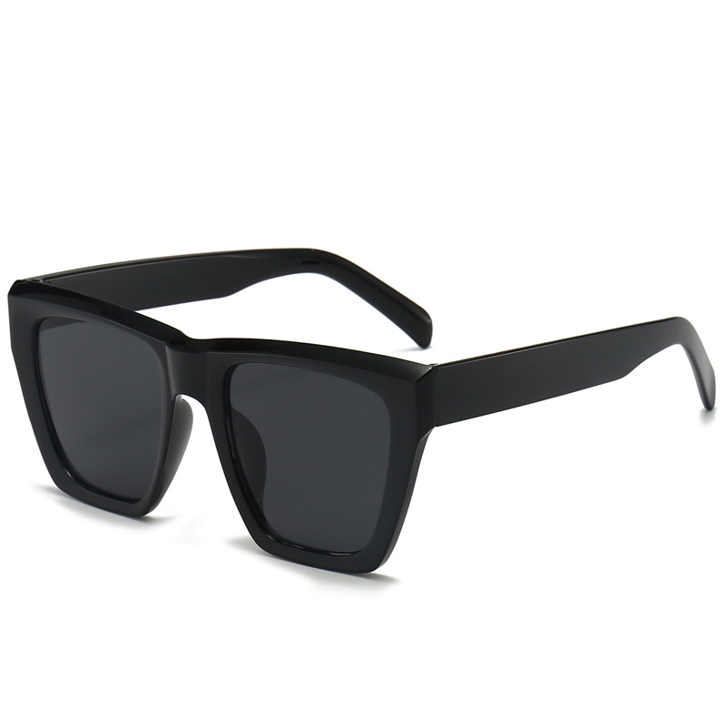 Kính Mát Gọng Vuông Chống Tia UV Phong Cách Âu Mỹ Thời Trang