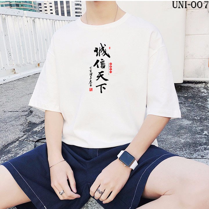 Áo Thun nam nữ tay lỡ unisex DHL phông form rộng oversize phong cách ulzzang tee basic | WebRaoVat - webraovat.net.vn